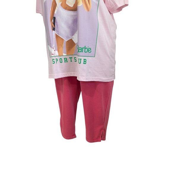 Lane Bryant LIVI Capri Joggers & Barbie Sports Club T-Shirt Set Plus Size 2X - Picture 10 of 16